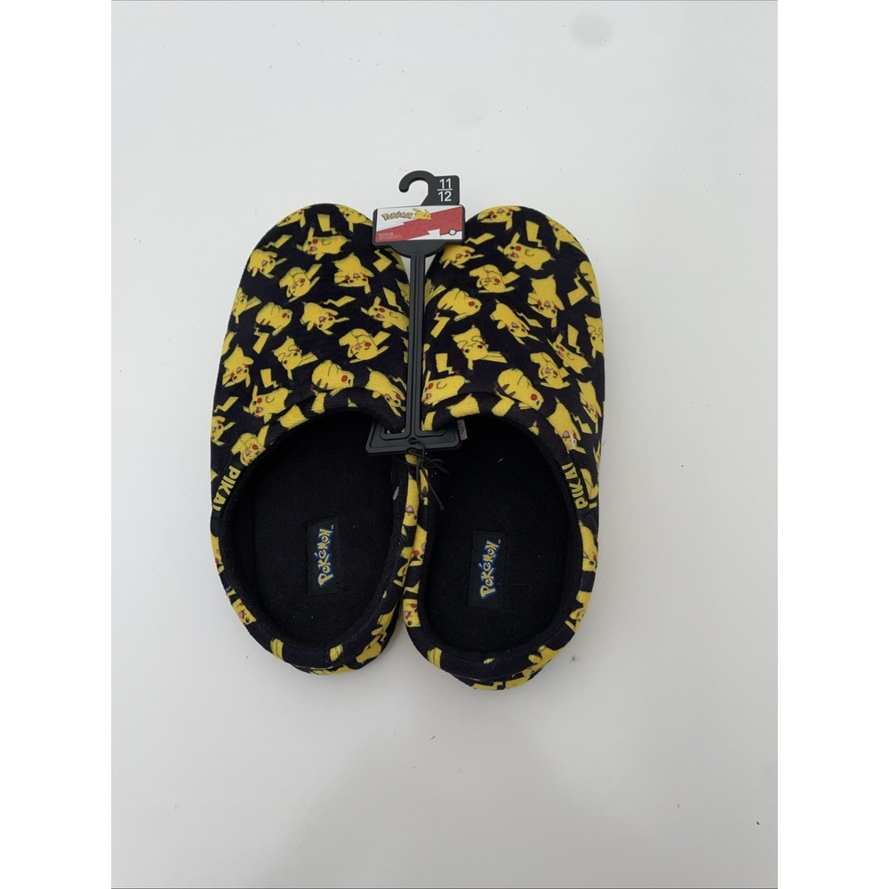 Pokémon Pikachu Slippers  Mens Size 11/12 Made By GrounUp.